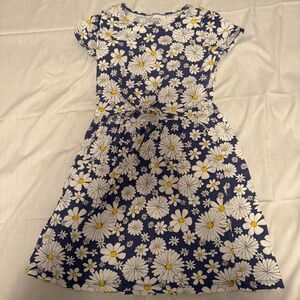 blue with white floral design brand carters size 14a
